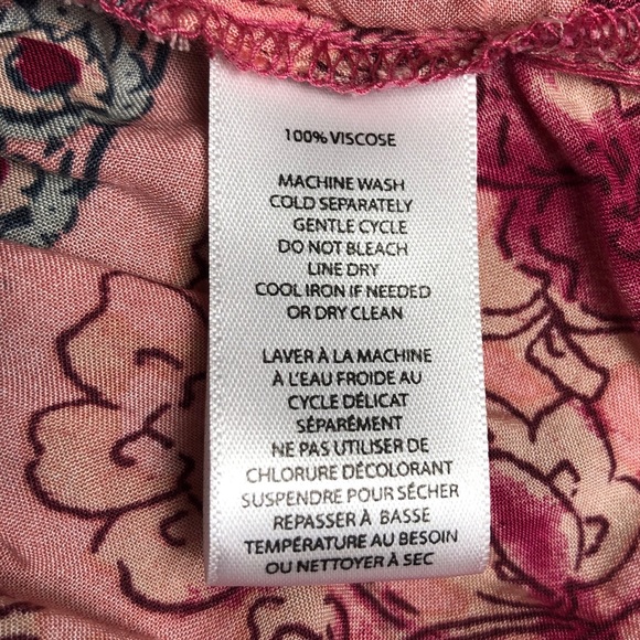 BeachLunchLounge Medium pink bell sleeve boho top - Picture 5 of 5